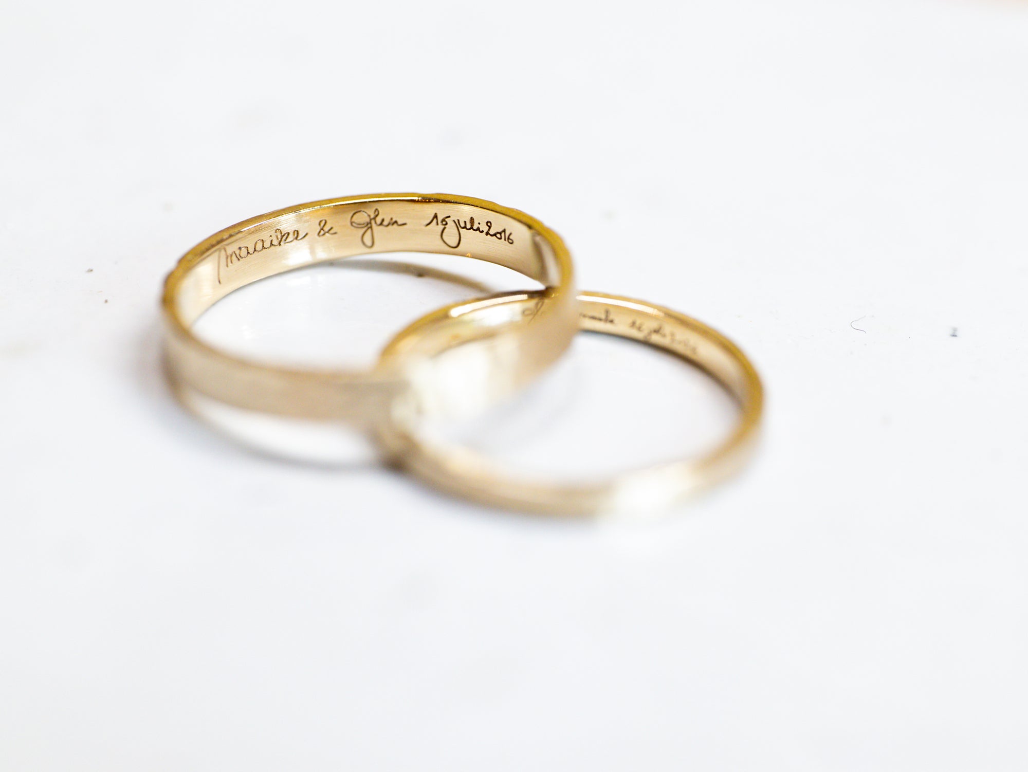 Set trouwringen Frida