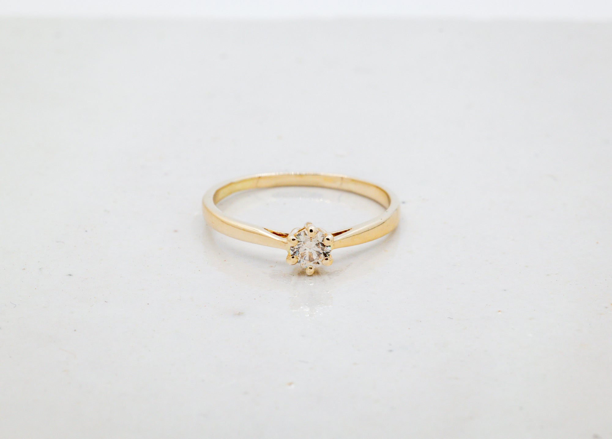 Verlovingsring met Champagne Diamant