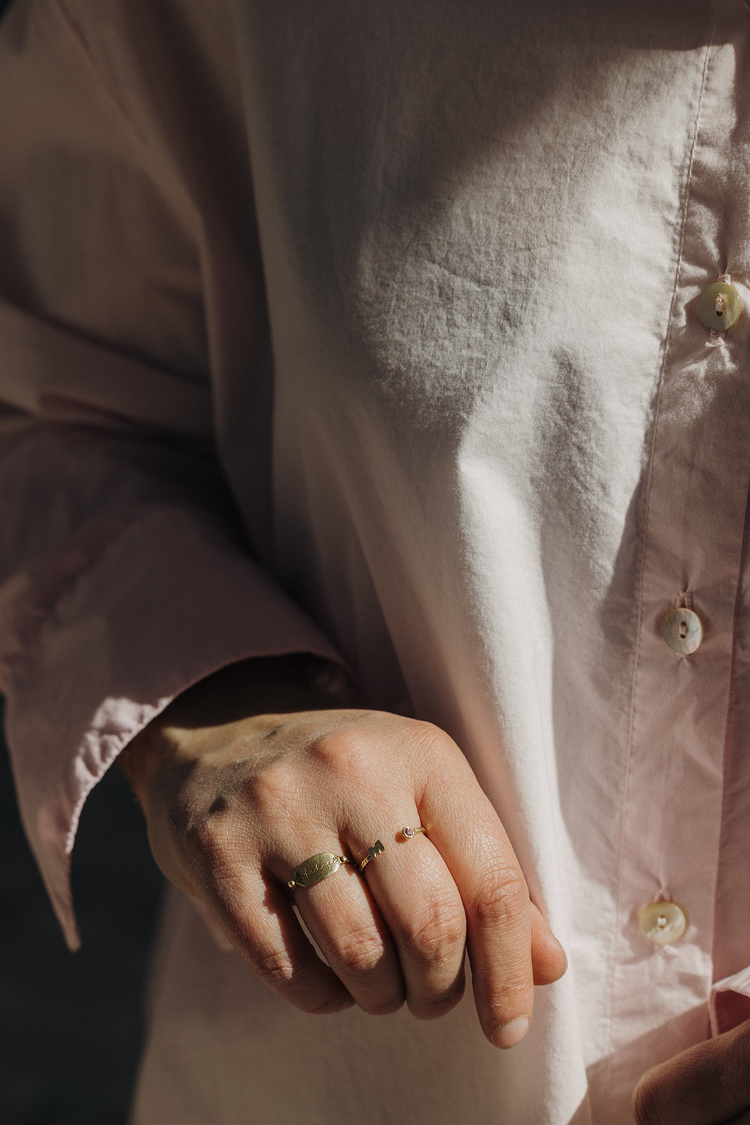 Naam Ring met Geboortesteen